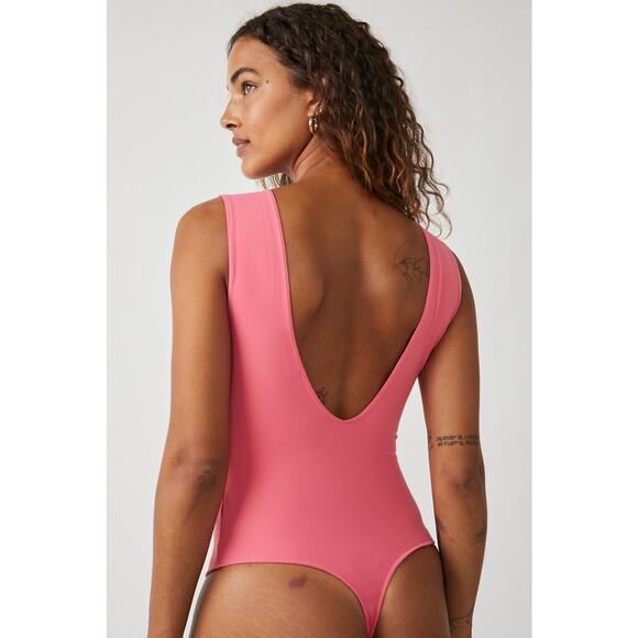 NEW Free People Keep It Sleek Bodysuit in Electropop XS - Picture 4 of 11